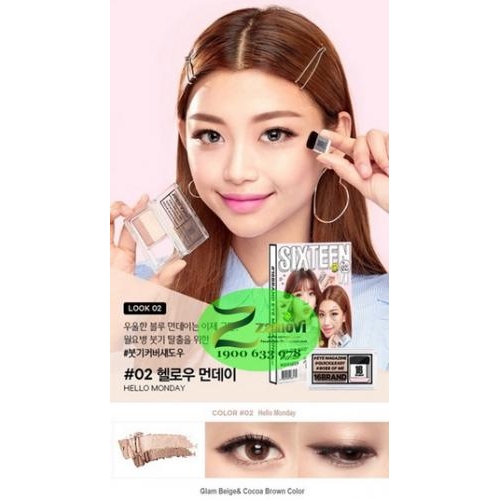 Phấn mắt 16 Brand (Tone #02: Hello Monday)